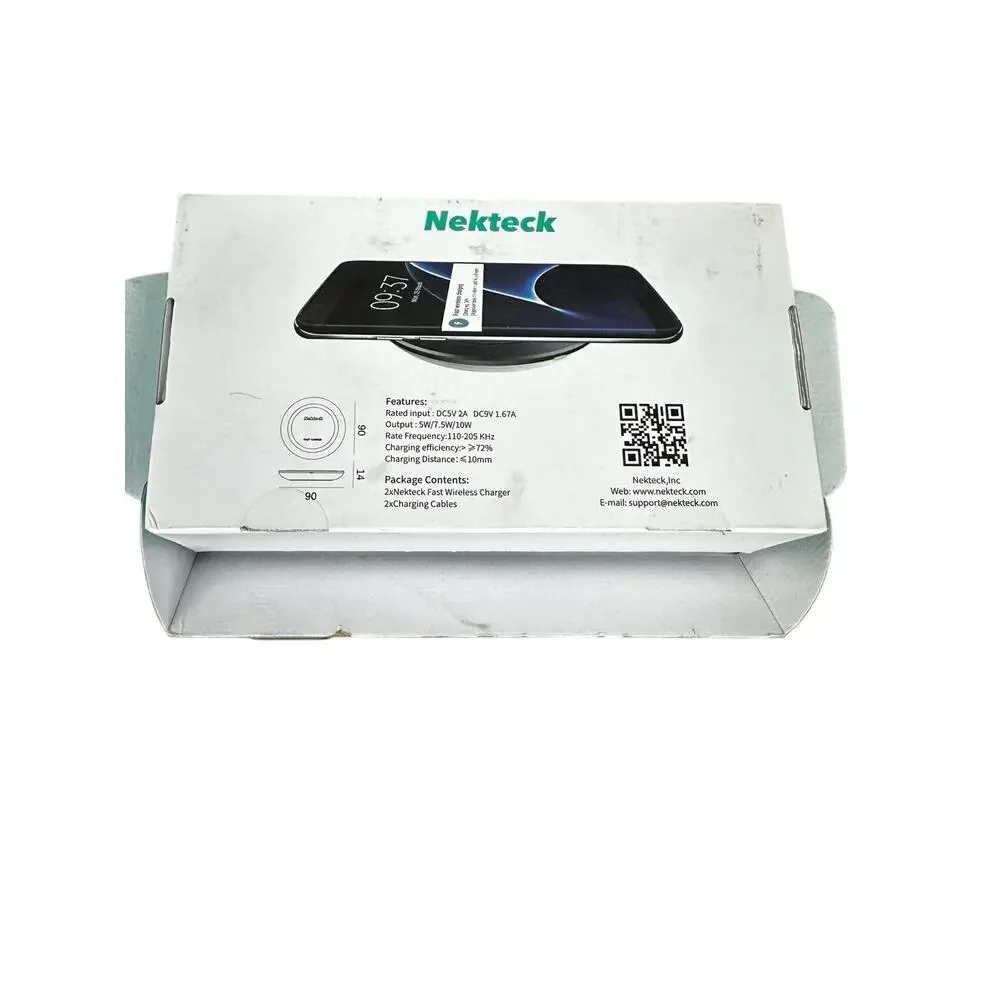 NECKTECK WIRELESS CHARGER FAST WIRELESS CHARGING PAD
